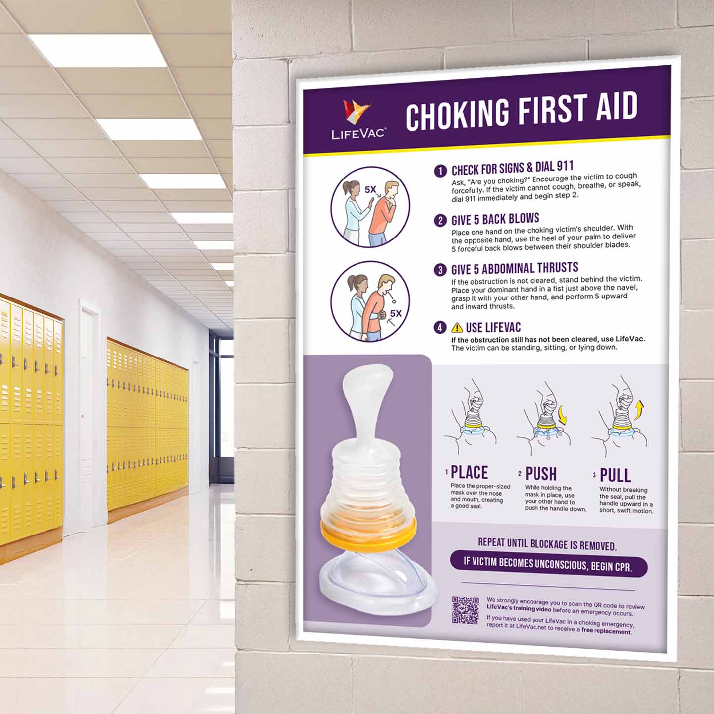 Poster: How To Use LifeVac
